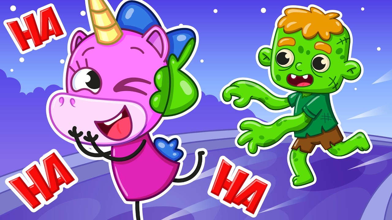 Zombie Games Party🧟 | Tickle Tickle Zombie | Fun Kids Cartoon