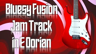 Bluesy Fusion Jam Track in E Dorian 🎸 Guitar Backing Track