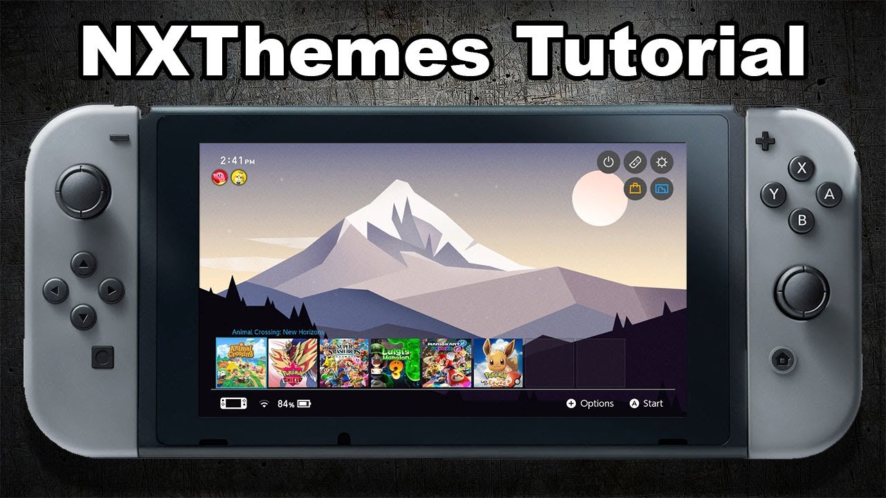 Kvalifikation Spille computerspil Passiv How to Install Themes On Your Nintendo Switch v1 (CFW) - NXThemes Tutorial  - YouTube