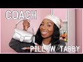 COACH PILLOW TABBY 18 METALLIC SILVER BAG/  ALTERNATE STRAP + WHAT FITS INSIDE / THE STUSH LIFE