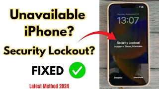 How to Unlock Unavailable iPhone Without Computer | How to Fix Unavailable iPhone