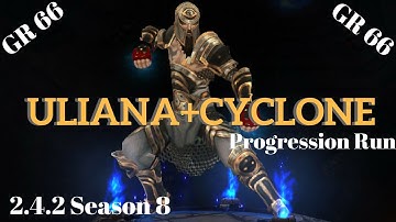 [D3:S8] [GR66] Uliana/Cyclone Build (Patch 2.4.2)