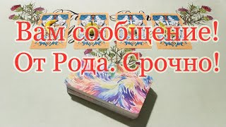 Послание от Рода. Срочно! Общий расклад.