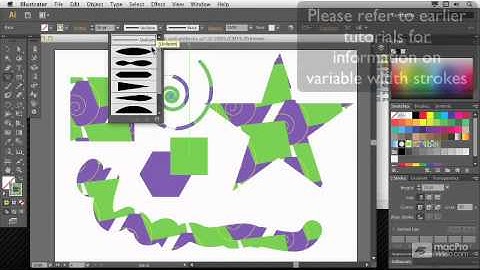 Illustrator CS6 104: Symbols and Patterns: Create A Background - 19. Manipulating Patterns in Shapes