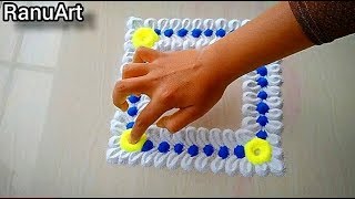 Simple daily kolams|Easy Muggulu|Simple new year rangoli designs with colours|kolam|Muggulu|Rangoli