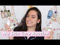 My Skin Care Routine (How to get clear &amp; glowy skin) | JustJojo