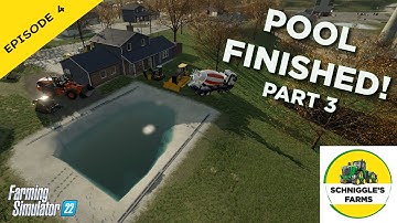 How to build a pool in Farming Simulator 22! | Elm Creek Construction Episode 4.