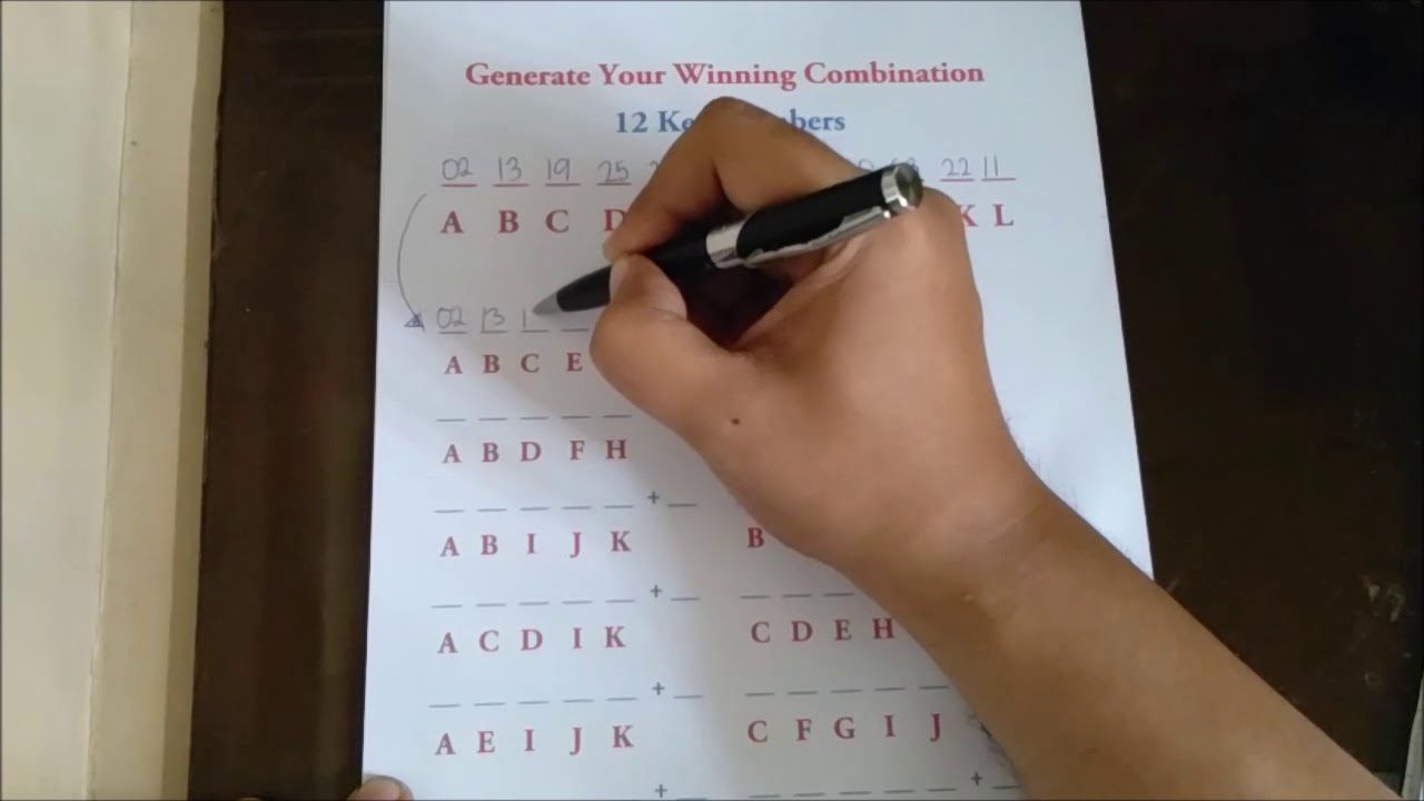Lottery Strategy to Generate your Combination to Successfuly win the Jackpot!