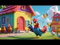 Rooster’s Morning Song 🐓☀️ | Happy Farm Wake-Up Nursery Rhyme for Kids | Fun Animal Song