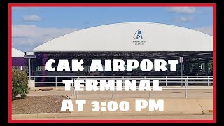(CAK) #CANTON/AKRON #OH,USA AIRPORT TERMINAL at 3:00 PM