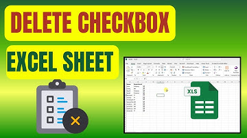 How To Delete Checkbox In Excel Sheet #excel #exceltips #exceltutorial