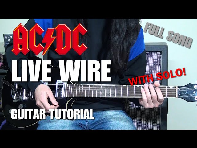 Live Wire by AC/DC - Guitar Chords/Lyrics - Guitar Instructor