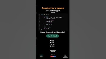 ONLY A GENIUS CAN SOLVE THIS C++ QUIZ! 💡 | Video 77 | #shorts