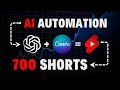 I Made 700 Monetizable YouTube Shorts for Faceless Channel in 18 MINUTES using AI Automation