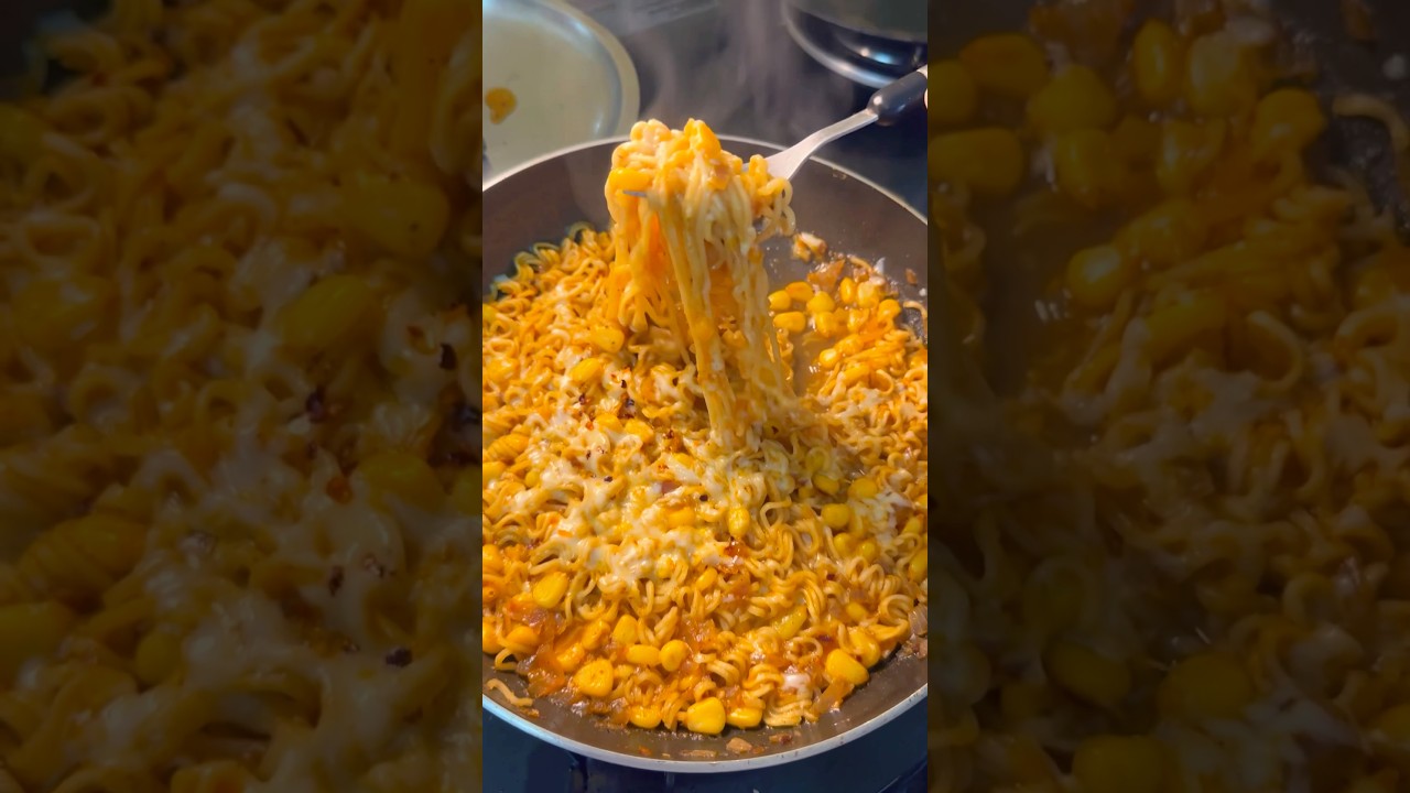 Chilli Cheese Corn Maggi is ❤️ 