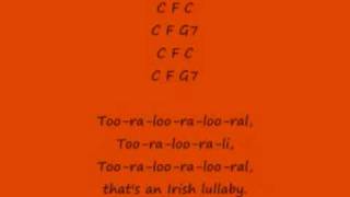 An Irish Lullaby (Too-ra-loo-ra-loo-ra) chords