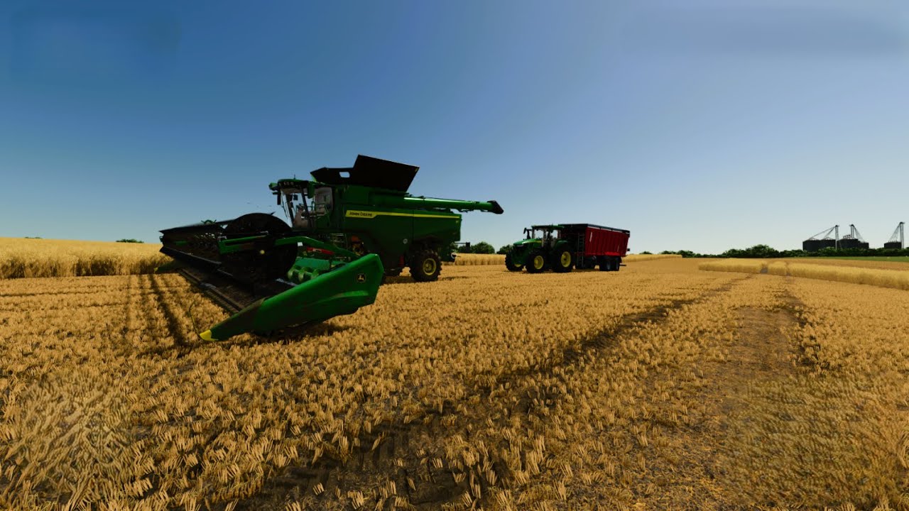 Continuing Wheat Harvest | Farming Simulator 25