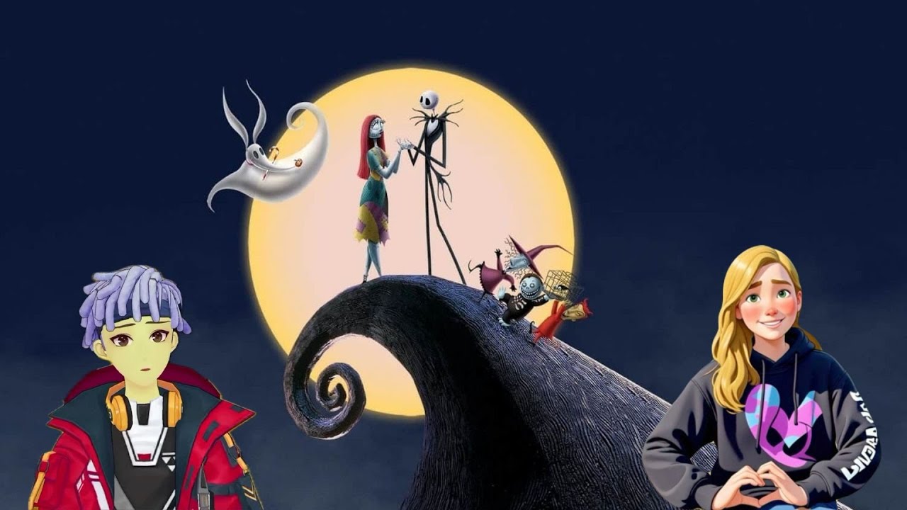 Из аниме Toontown 2 Tokyo: 18 серия — Обзор мультфильма «Кошмар перед Рождеством»