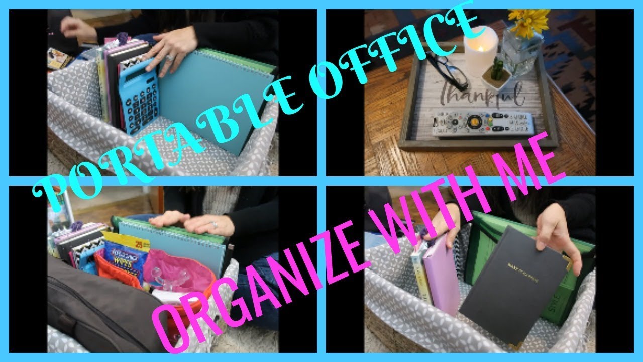 ORGANIZE WITH ME | PORTABLE OFFICE | REVISED |MARCHIASMIND