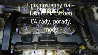 Wymiana Uszczelki Pokrywy Głowicy Citroenc4 1.6 16V109 Km Https://Www.facebook.com/Citroen.c4.Rady/ - Youtube