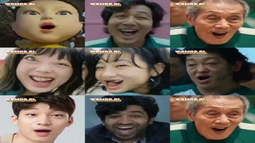 Squid game all actors sing YI AAA YIAAA / funny Video try to guess 777