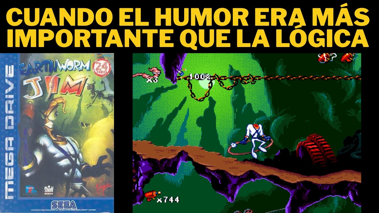 154.- Earthworm Jim (1994) - 1001 Juegos que Debes Jugar Antes de Morir