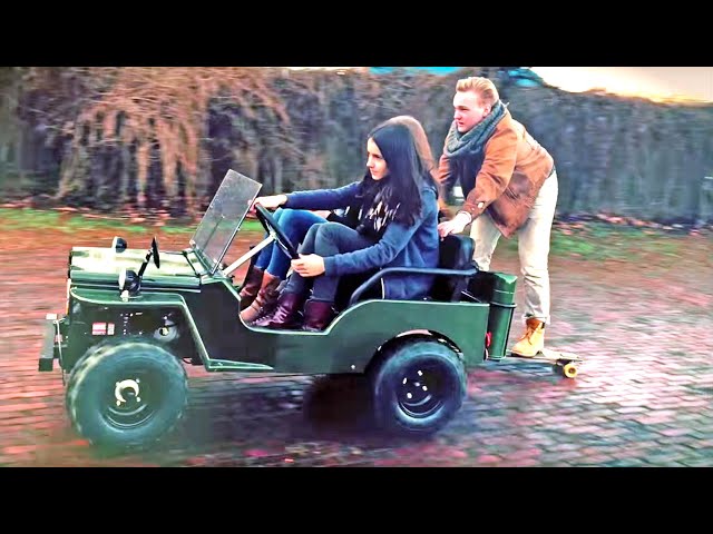 Jeep Willys Kinder-Elektroauto: Actionbikes Kinder-Jeep 4x4