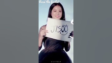 BLACKPINK members names #BLACKPINK #Jisoo #Jennie #Rosé #Lisa #Roséthefoodsé