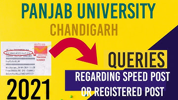 Pu University| 1st semester Exam Hard Copy through Speed Post| queriesPost Address #hcp_adda