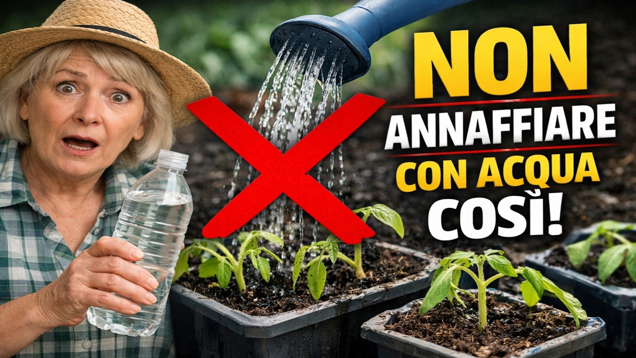 MAI PIÙ Piantine Deboli: Annaffio SOLO con Questo! Il Segreto per Correggere l'Acqua.