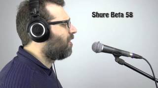 Shure SM58 Vs Shure Beta58 (No EQ, NO Leveling)