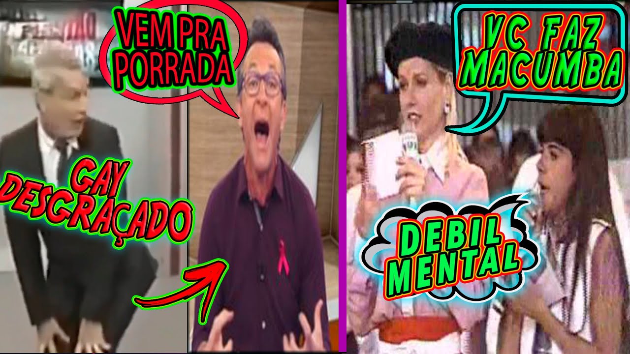 TRETAS ENTRE FAMOSOS DE EMISSORAS RIVAIS