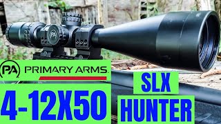 Primary Arms SLx HUNTER™ 4-12x50mm SFP Rifle Scope