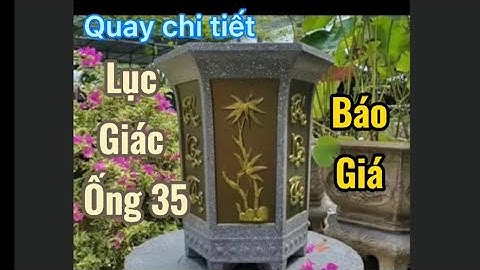 Báo giá khuôn chậu lục giác ống 35 cao 45 hoạ tiết Phúc Lộc Thọ + Trúc nhựa ABS Việt Nam sản xuất.