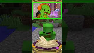 JJ Money Vs Mikey Knowledge - Maizen Minecraft Animation #shorts