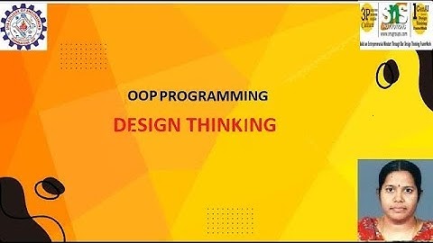 DESIGN THINKING | OOP PROGRAMMING | SNS INSTITUTIONS