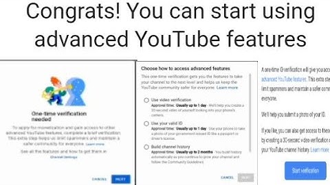 Advance Features Video verification |New YouTube Channel |How to verification Advance Features 2022