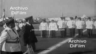 Jorge Videla llega al aeropuerto de Asuncion del Paraguay 1977