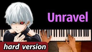 Unravel (Tokyo Ghoul Opeining) Arr. By @Sheetmusicboss ● Piano Tutorial ● ᴴᴰ + Sheets & Midi