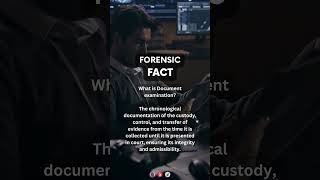What is document examination? | #forensicscience #forensics