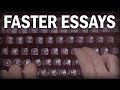 How to Write Essays and Research Papers More Quickly