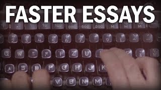 How to Write Essays and Research Papers More Quickly