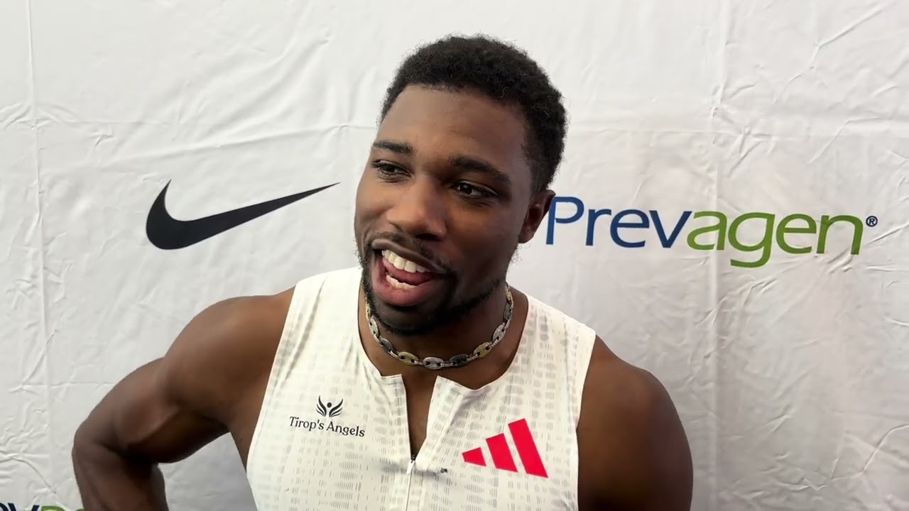 Ноа Лайлс занял 3-е место в забеге на 60 метров на чемпионате США в помещении, уступив своему тов...