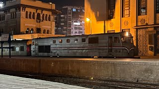 قطار ٨٠٩ وهو القطار المتجه إلى كفر الشيخ - بيلا - Trains Railways Egypt 2022