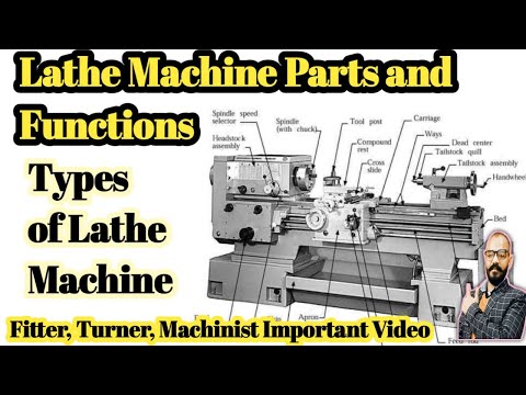 What are the Parts and Functions of a Lathe Machine?