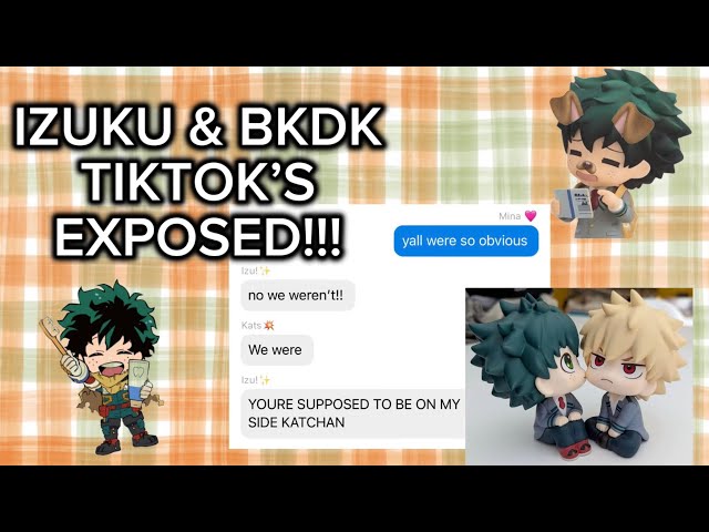 DEKU TIKTOK’S EXPOSED!! MHA BAKUDEKU AND ANGST // text story bnha