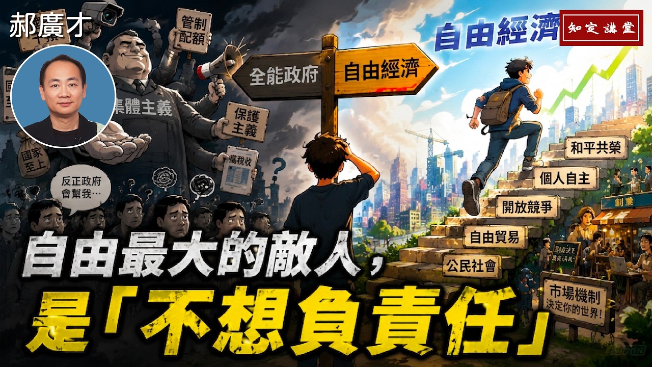 自由最大的敵人 是「不想負責任」【知定講堂 啟蒙論壇 郝廣才】EP251