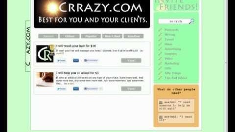 Crrazy.com micro-jobs script