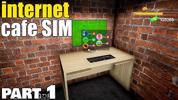 Internet Cafe Simulator Walkthrough Gameplay Part 1 - Opening Preparation / PC
