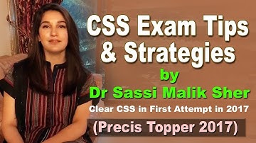 Do optional subjects matter for certain groups|How to make notes?||Sassi malik sher||ML&G||css-2017|